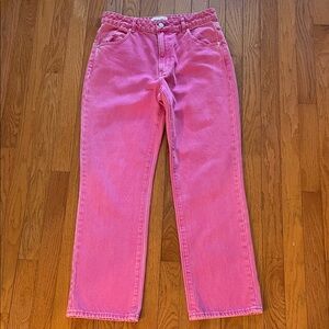 New ROLLA'S Women highrise Straight Leg Jeans waist 15”, hip 18.5”, rise 11.5